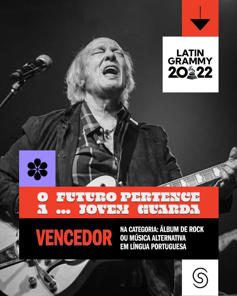 É tão importante entender o conceito, quanto ouvir a música… existem várias formas de amor, e eu preciso de todas. Obrigado a todos que contribuíram para mais essa vitória, esse Grammy é o reconhecimento do nosso trabalho. O Futuro Pertence à Jovem Guarda!!!!!!