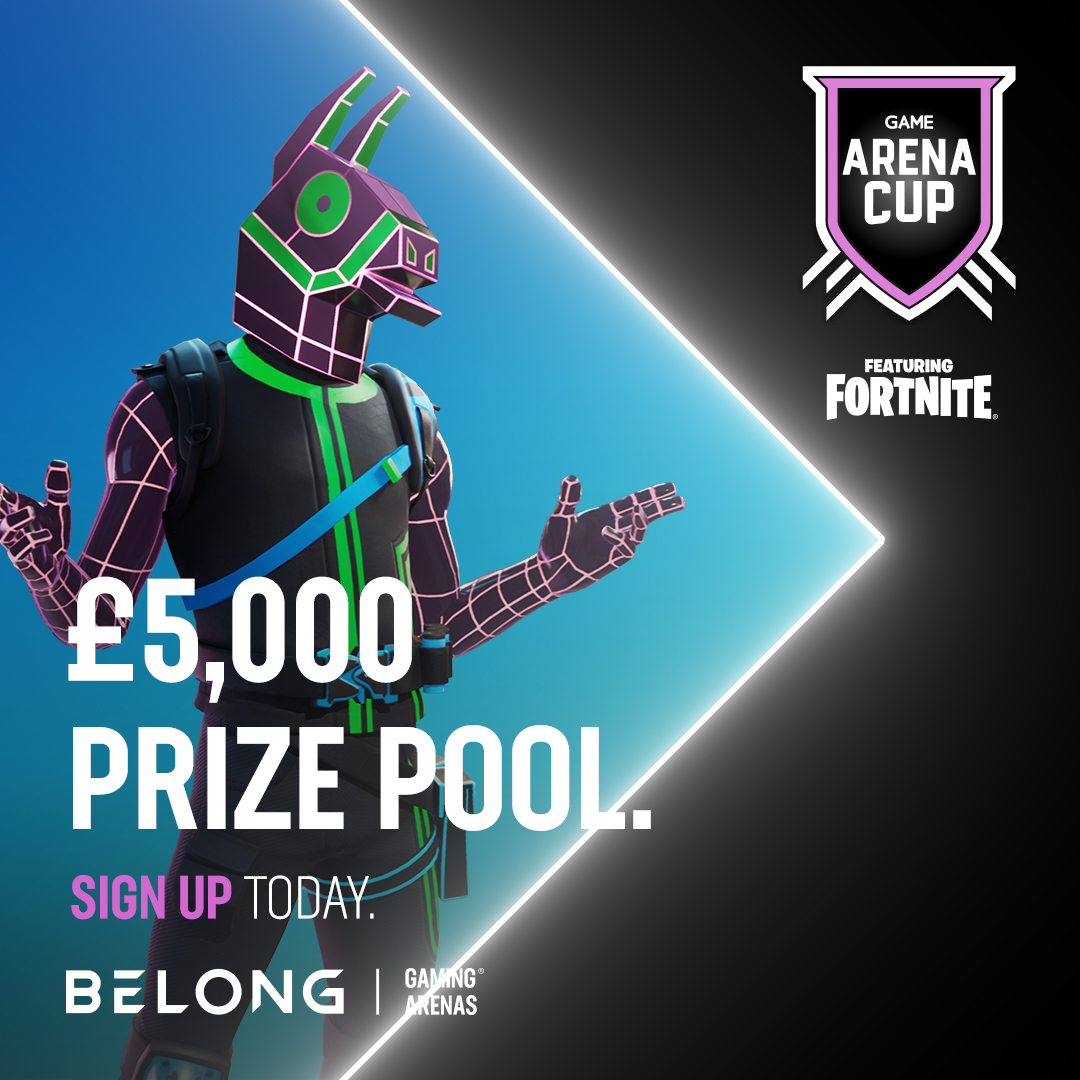 OUR NEXT #FORTNITE ARENA CUPS ARE HERE🏆 

We've teamed with <a href="/GAMEdigital/">GAME.co.uk</a> to bring you our biggest Arena Cup yet!

🎫 Free to enter
🤑 £5,000 PRIZE POOL
📅 3rd &amp; 17th December
🕚 11am - 5pm
🔫 We've gone Solo

Sign up at your local arena or here 👇 
bit.ly/3XdpCva
