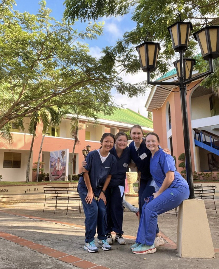 Creighton's tweet photo. Cheers to Creighton's ILAC on celebrating 50 years in the Dominican Republic. 🇩🇴 https://t.co/NSQ41biBLi