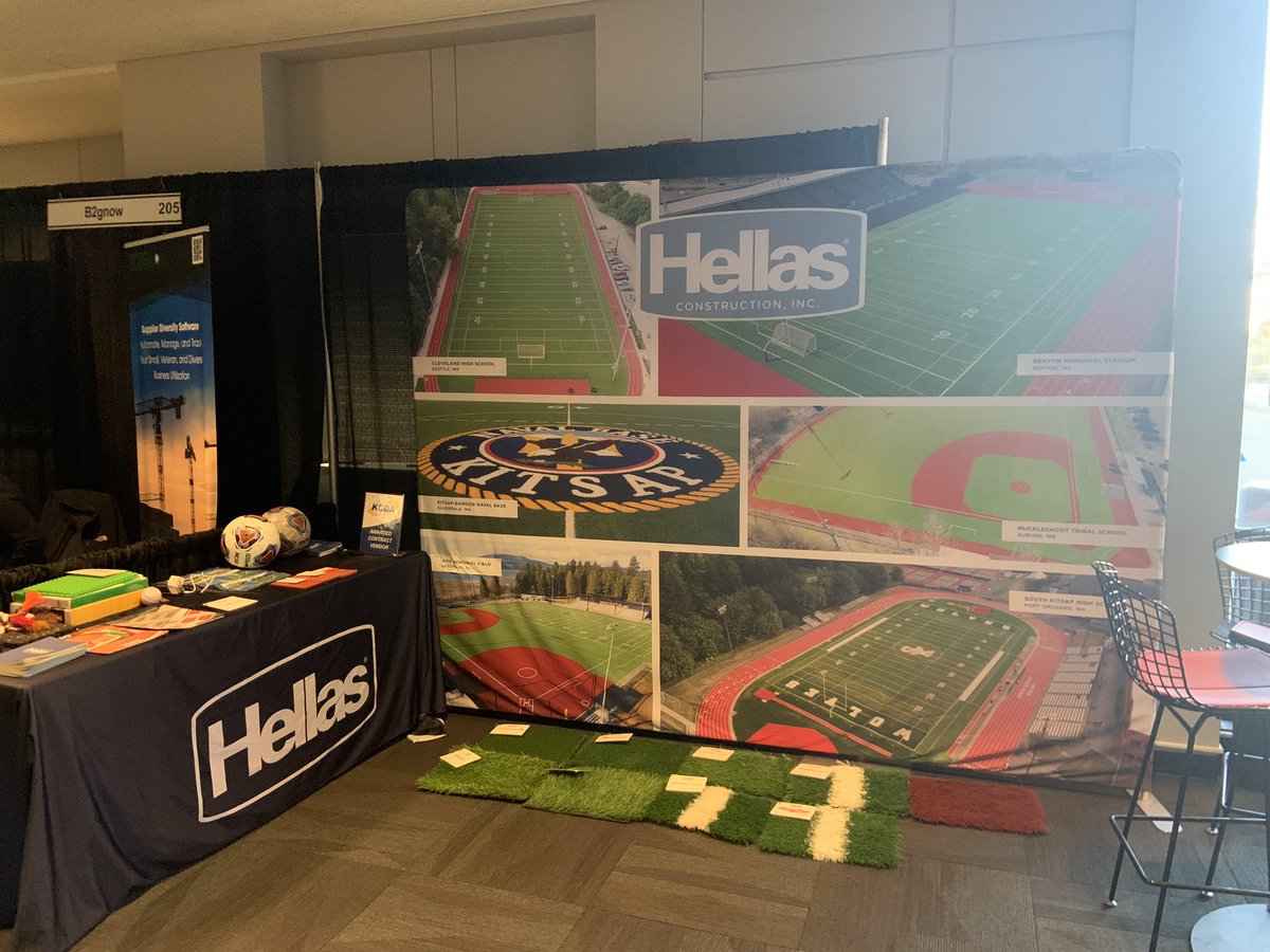 HellasInc's tweet photo. Hellas Construction is exhibiting at the Washington State School Directors Association in Spokane, Washington! Stop by our booth and learn how our products and services can benefit your school’s outdoor facilities!

#WSSDA2022 #HellasConstruction https://t.co/iVxrxULqz6