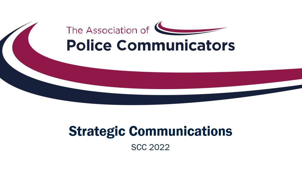 To finish off a busy week, it was great to have the opportunity to present <a href="/CollegeofPolice/">College of Policing</a> Strategic Command Course as part of <a href="/apcomm999/">Association of Police Communicators (APComm)</a> 

Really interesting discussions on the importance of strategic comms and how it can help maintain legitimacy and build trust and confidence