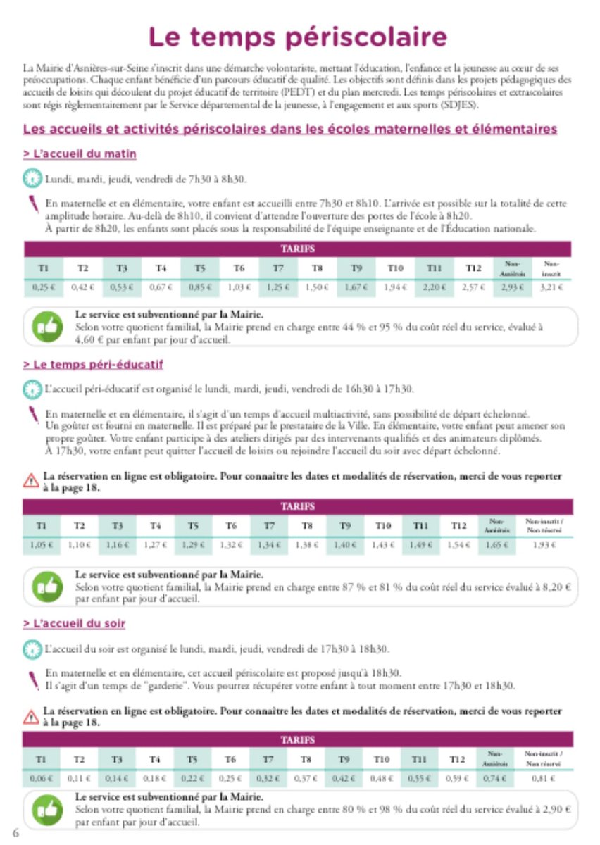RomainJehanin's tweet photo. En Conseil municipal d'#Asnières hier, j'ai regretté l'↗️ des tarifs de la cantine et des centres de loisirs (ou accueils périscolaires).
Il m'a été répondu que c'était faux pour les centres de loisirs.
Comparaison des tarifs 2021 et 2022 ⤵️ https://t.co/b3ELXPLwvT