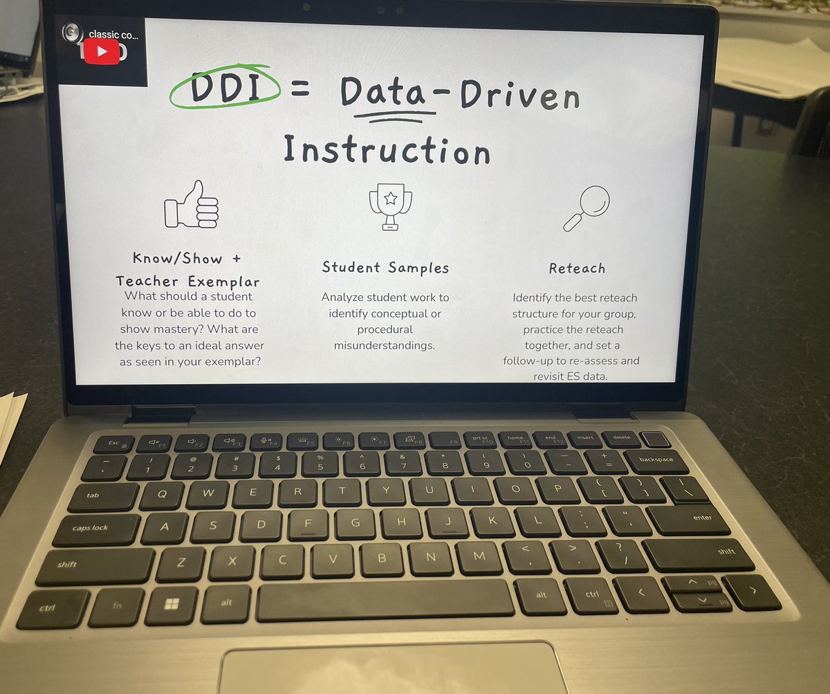 RainaScruggs's tweet image. First DDI Conferences ✅ We charted what students should know/be able to do to show mastery, examined student samples to find trending gaps, &amp;amp; planned a guided discourse reteach for after the break! #MathPLC #DataDrivenInstruction 👏🏽