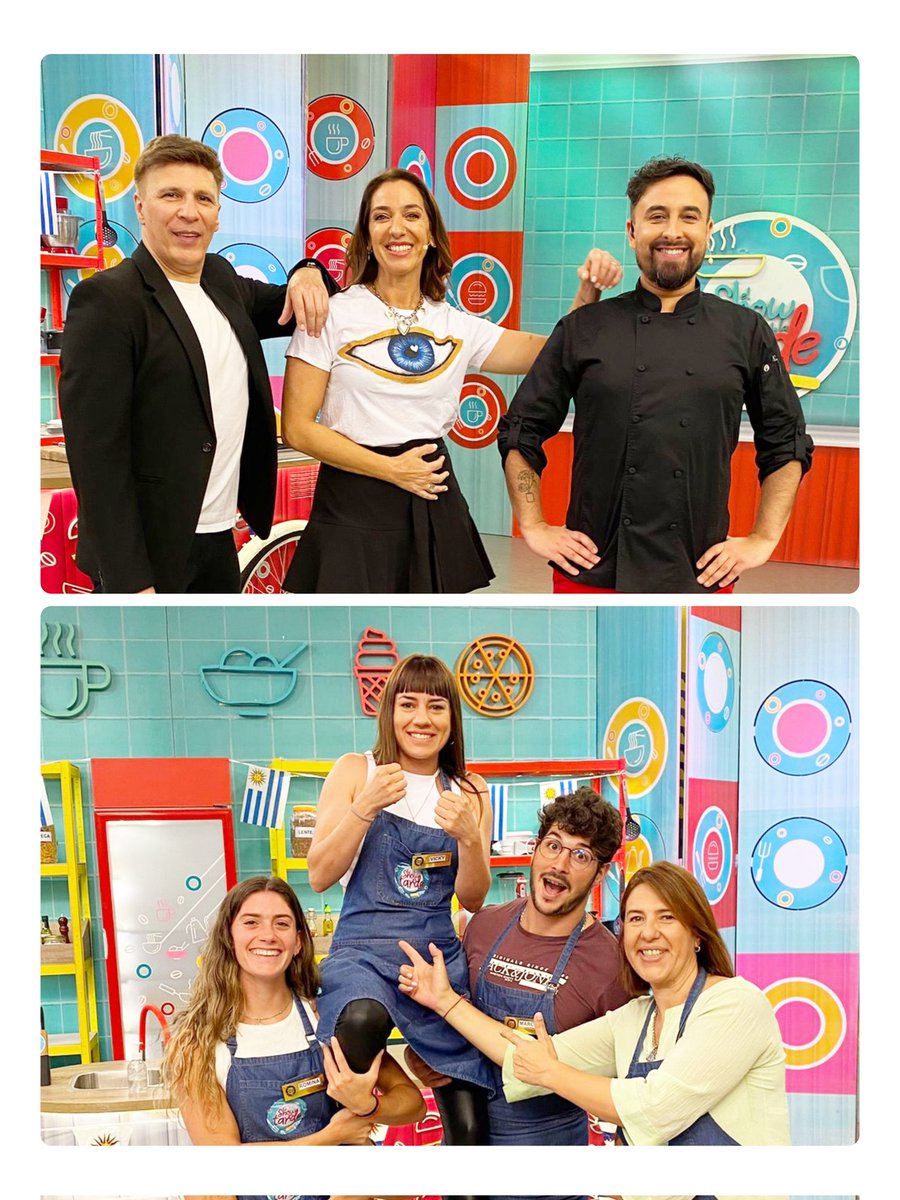 elshowtarde10's tweet photo. ¡Este Viernes se merece empezarlo con toda la onda y la energía de EL SHOW DE LA TARDE! Hoy sabremos quién es la nueva ESTRELLA DE LA COCINA ¡Prendete al 10!!! @canal10uruguay @paobianco @AldoMartiinez @LucasFuenteok https://t.co/qwqGJPNnqM