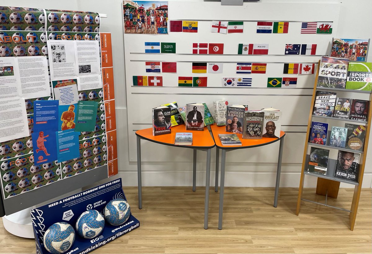 hackneylibs's tweet image. @Hackneylibs not only promote physical activities through books and info. We also have some footballs that can be borrowed.
We have teamed up with @WeAreAKUK  which provides ethical jobs for people from communities facing disadvantage. 
Borrow &amp;amp; kick it!

#shoreditchlibrary