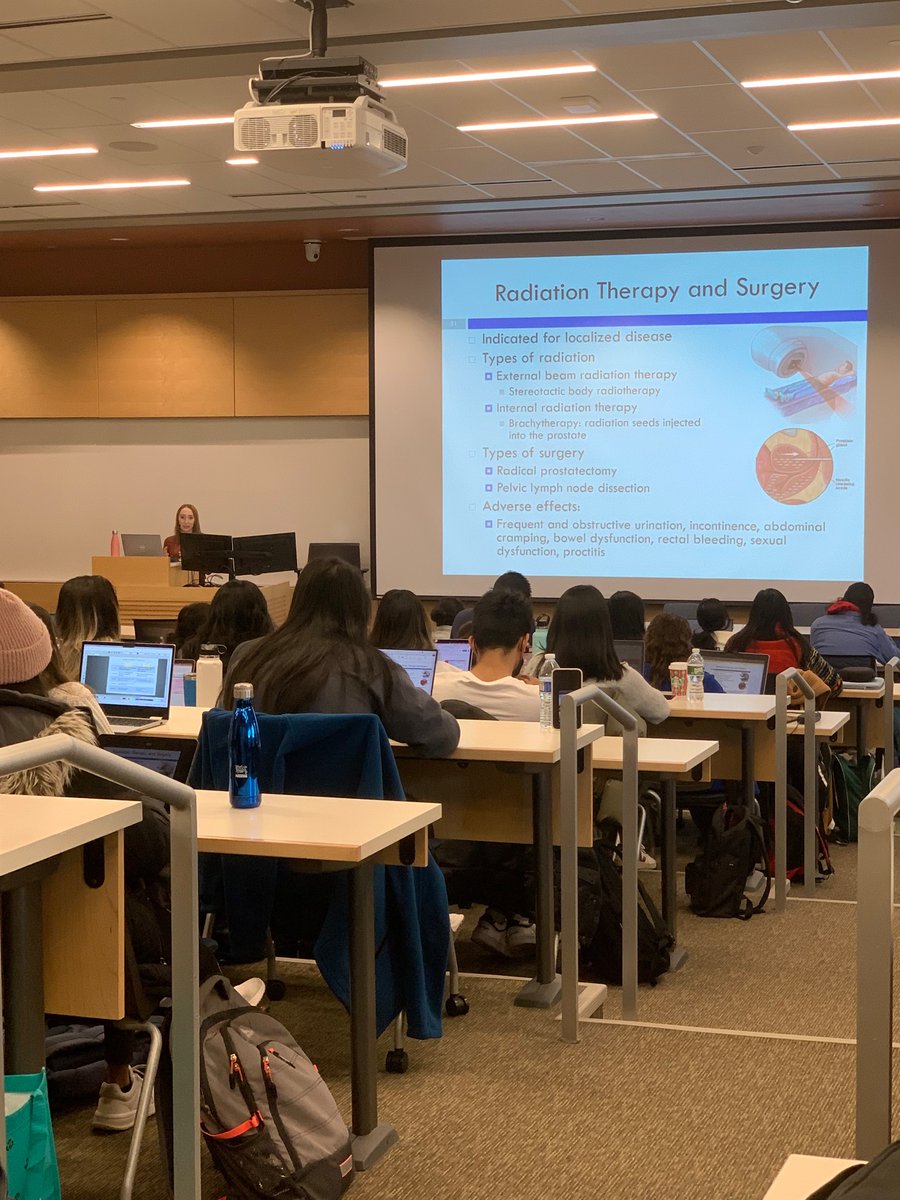 Had the amazing opportunity to give a lecture on prostate cancer at Rutgers University COP today ☺️