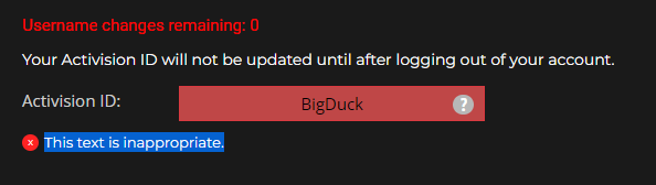 TheBigDuck20's tweet photo. @ATVIAssist How is a duck inappropriate? https://t.co/YXPdGacab1