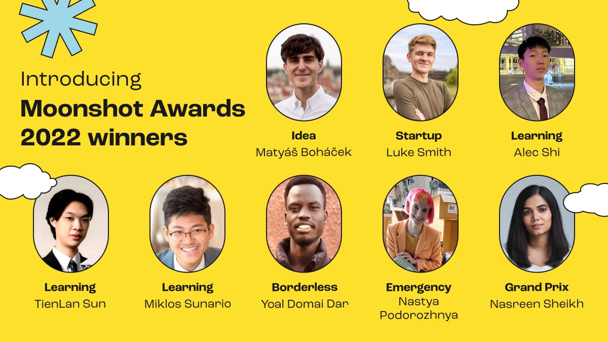 After a long-awaited wait, the time is here to announce our Moonshot Awards 2022 Winners! 🌕🚀 The top 6 winners disrupt the status quo and tackle the most pressing SDGs. 

#moonshotplatform #moonshotawards