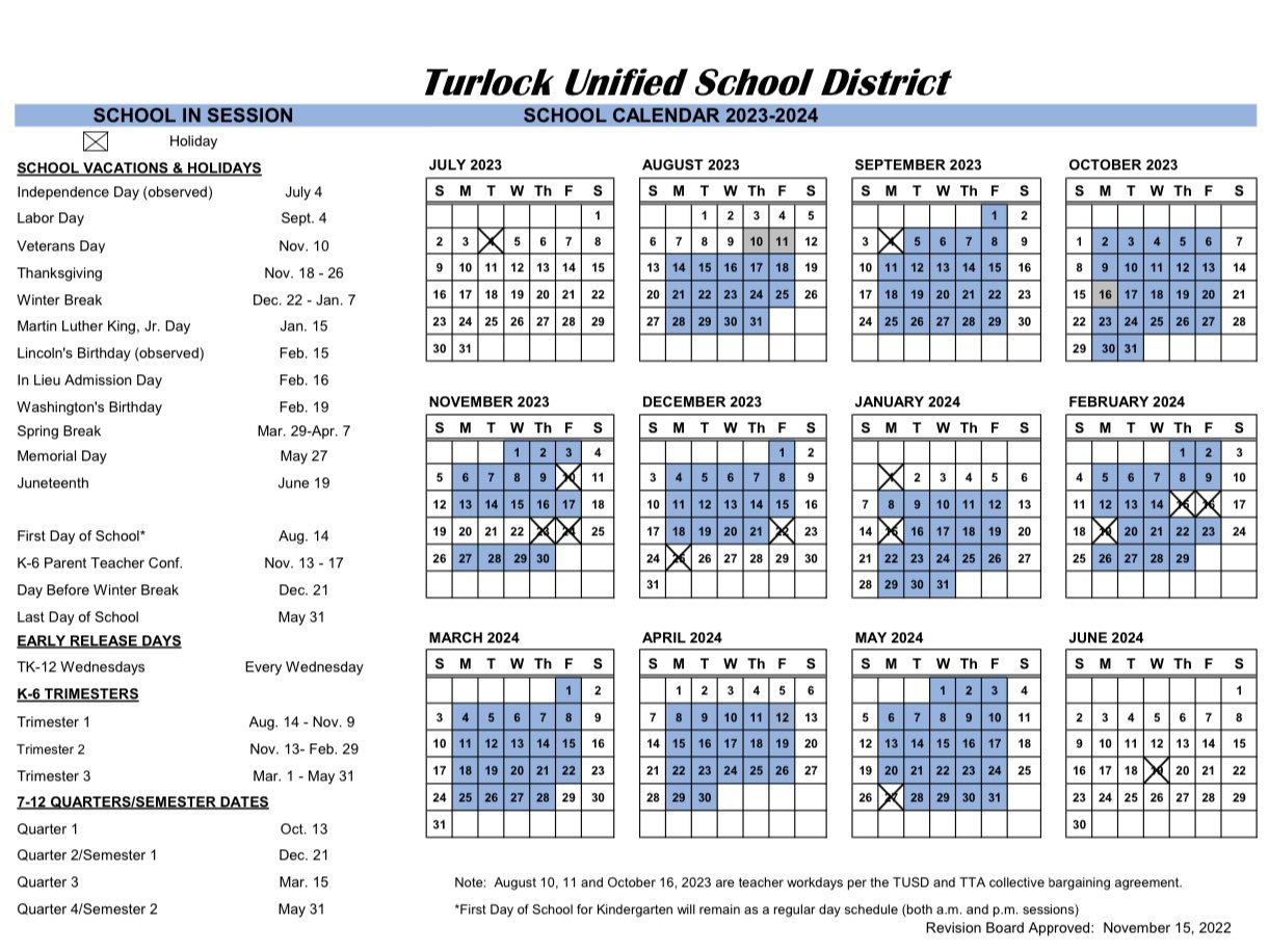 Tusd Calendar 202324 Printable Word Searches