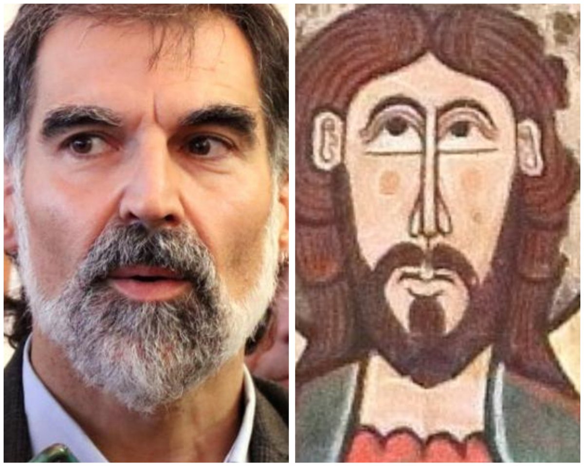 Polítics catalans com a personatges del romànic 👇 FIL