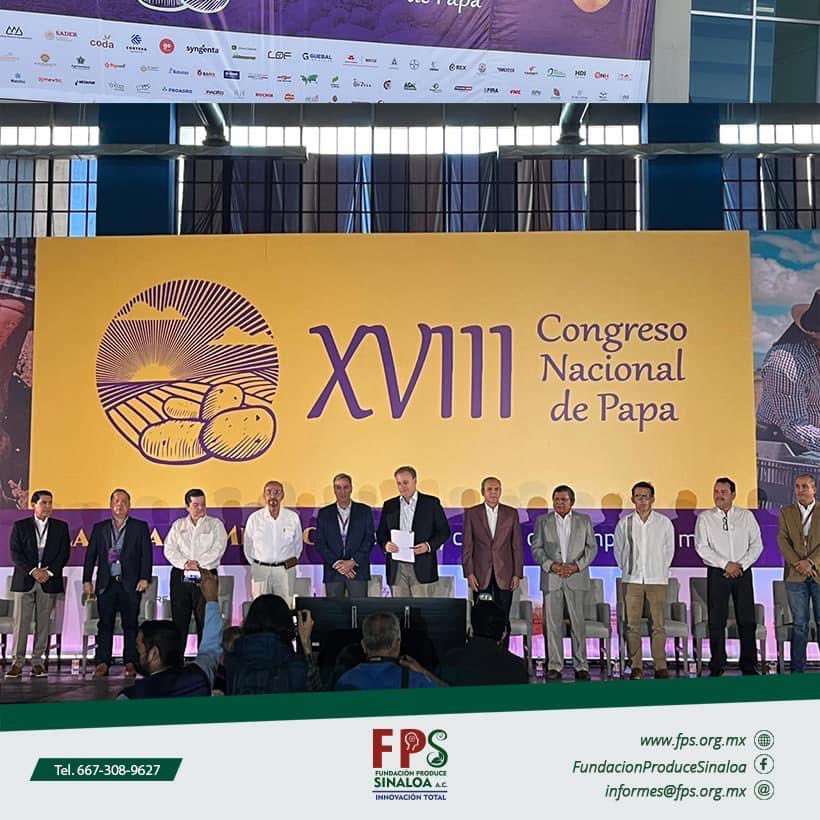 En Fundacion Produce Sinaloa nos complace intercambiar experiencias y conocimientos  con instituciones importantes como lo es la <a href="/Conpapa_/">Conpapa</a> liderada por Gerardo Garcia Menaut. El XVIII Congreso de la Papa será un éxito en beneficio de los productores mexicanos. 
Muchas Felicidades