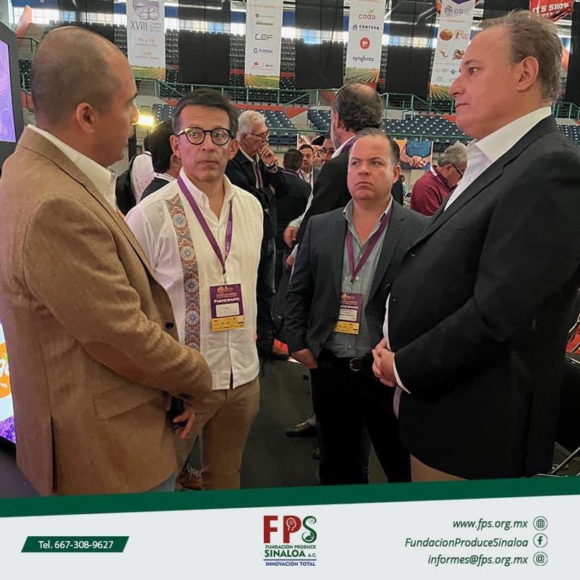 ProduceSinaloa's tweet photo. En Fundacion Produce Sinaloa nos complace intercambiar experiencias y conocimientos  con instituciones importantes como lo es la @Conpapa_ liderada por Gerardo Garcia Menaut. El XVIII Congreso de la Papa será un éxito en beneficio de los productores mexicanos. 
Muchas Felicidades https://t.co/P1gWSBQOqU