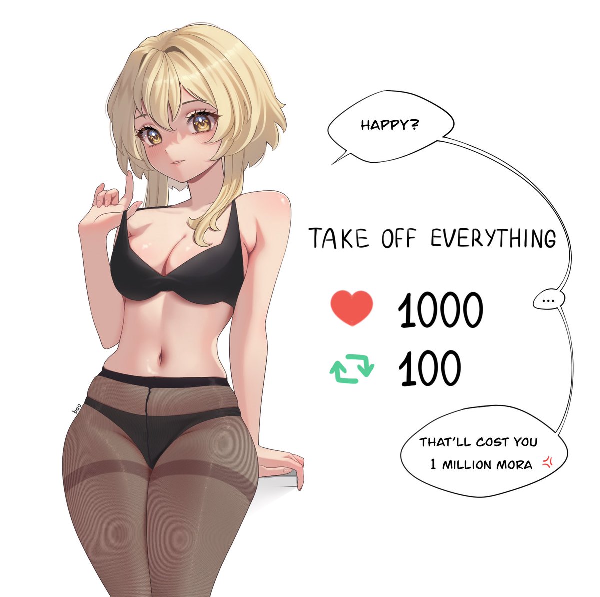 Part 2 #stripthegenshin #lumine