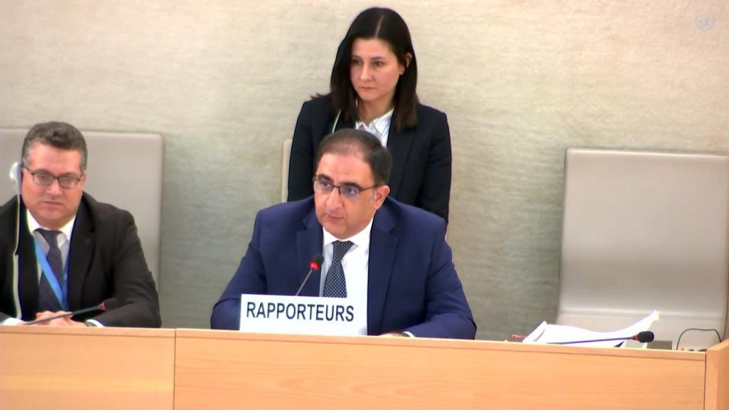 Armenia contributed to inaugural session of 4th UPR cycle #UPR41 & presented recommendations to 14 States. Amb. A.Hovhannisyan presented report as Rapporteur of the Troika for 🇿🇦 @SAfrPMUN_Geneva. As a Vice-President of the HRC he chaired the review of 🇫🇮 @FinlandGeneva. #AMinHRC