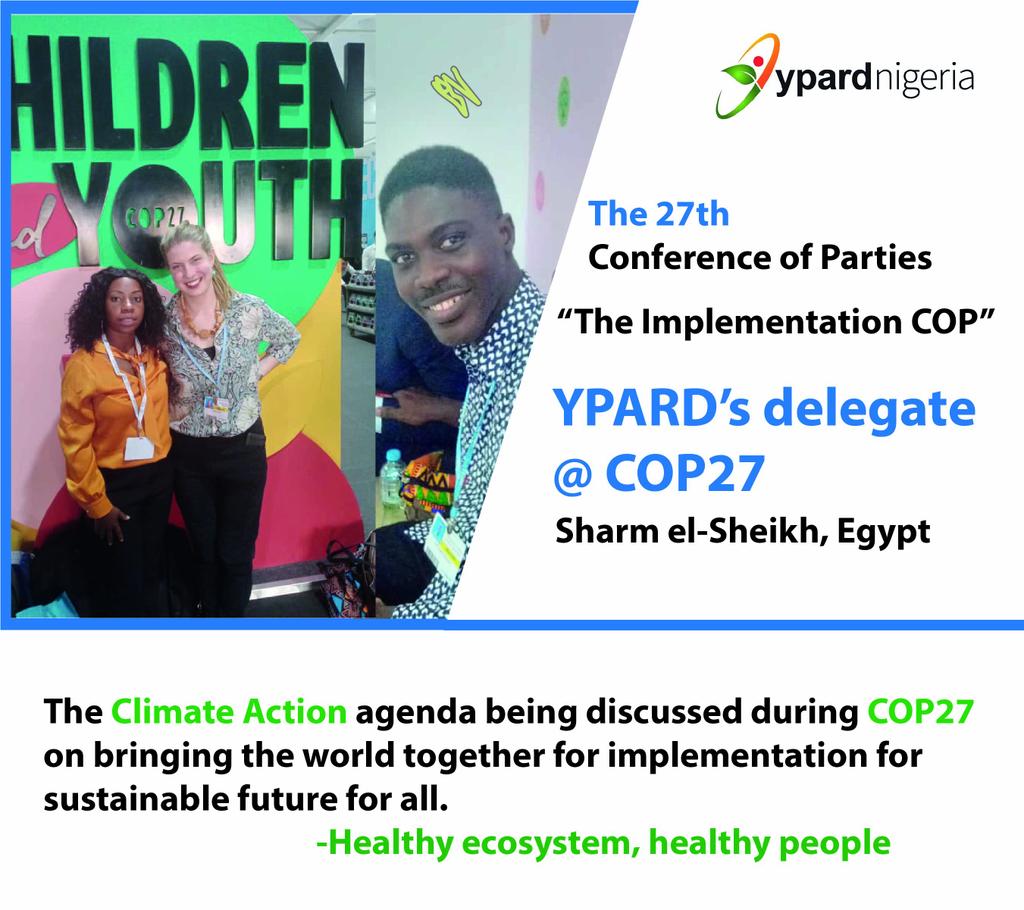 YPARD Nigeria (@ypardnigeria) on Twitter photo YPARD is taking active steps to be in the forefront of leading Climate Action in Nigeria with local, regional and global perspectives.
#Climateaction
#COP27
#Environment
#Ecosystemrestoration
#Development
<a href="/Afdb/">Mishal</a> <a href="/IFAD/">International Fund for Agricultural Development</a> <a href="/UNFCCC/">UN Climate Change</a>
<a href="/YPARD/">YPARD</a> <a href="/UN_Nigeria/">United Nations Nigeria</a>
<a href="/NigeriaGov/">Government of Nigeria</a> YPARD is taking active steps to be in the forefront of leading Climate Action in Nigeria with local, regional and global perspectives.
#Climateaction
#COP27
#Environment
#Ecosystemrestoration
#Development
<a href="/Afdb/">Mishal</a> <a href="/IFAD/">International Fund for Agricultural Development</a> <a href="/UNFCCC/">UN Climate Change</a>
<a href="/YPARD/">YPARD</a> <a href="/UN_Nigeria/">United Nations Nigeria</a>
<a href="/NigeriaGov/">Government of Nigeria</a>