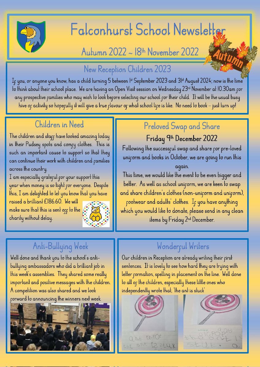 Falconhurst School tweet media