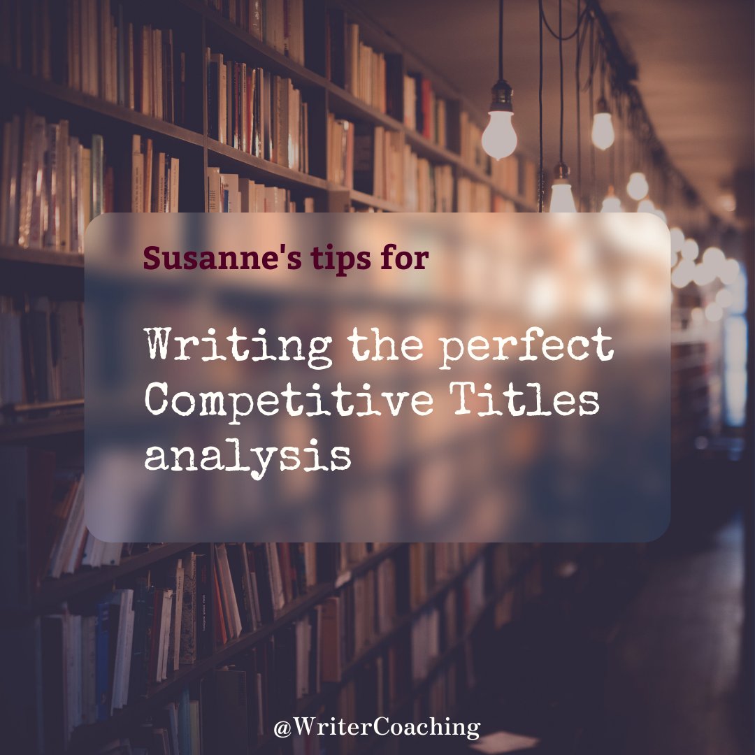 WriterCoaching's tweet image. The competitive titles section is one of the most difficult and important parts of the book proposal. And it’s easy to get it wrong! 

But don’t worry: I got you.
Just visit my blog post at passionatewritercoaching.com/competitive-ti…. 

#bookproposal #comptitles #amquerying