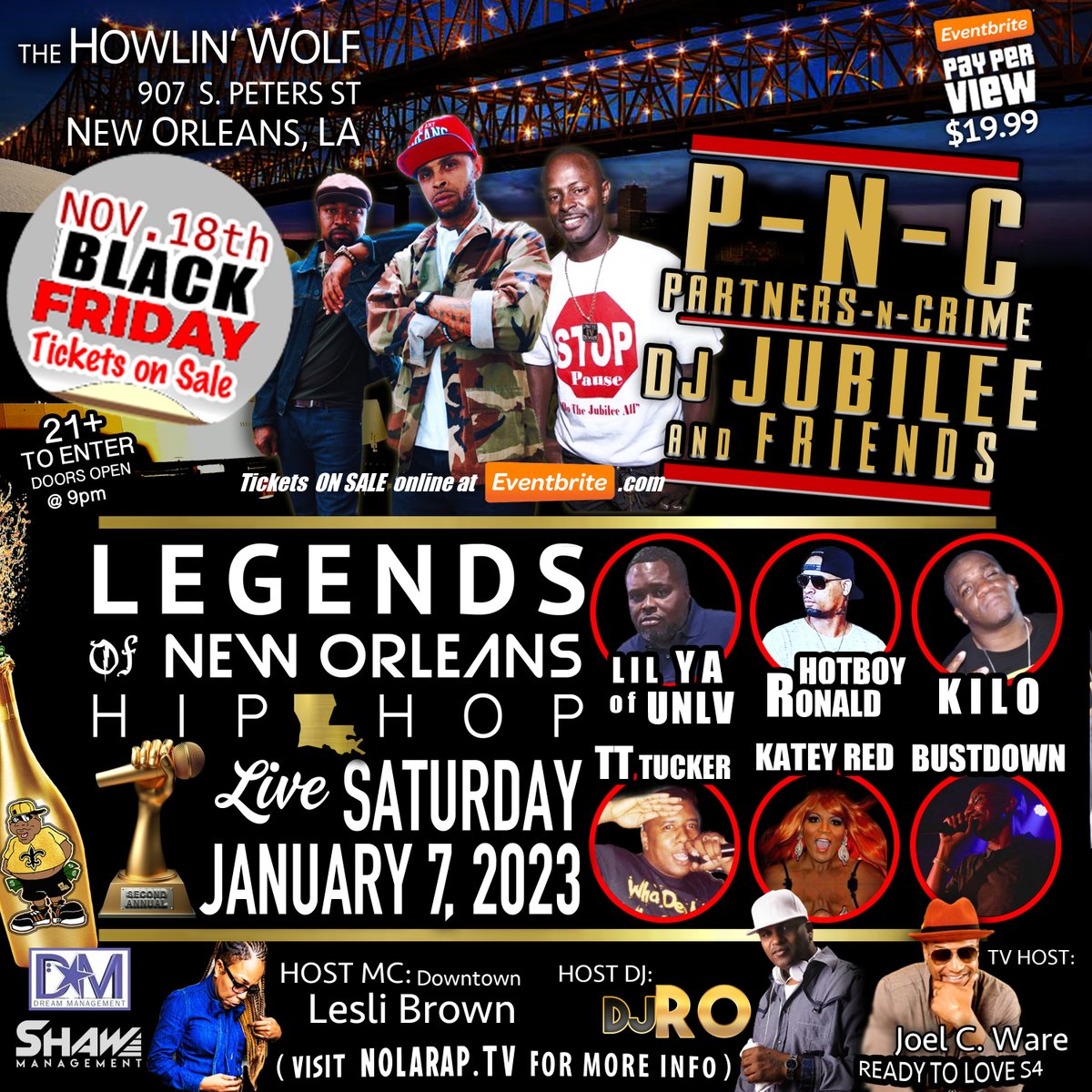 We have limited EARLY BIRD tickets remaining, so we are starting Black Friday a week early! Get your tickets now, you can attend IN PERSON or VIRTUALLY from any internet enabled device. eventbrite.com/e/2023-legends…