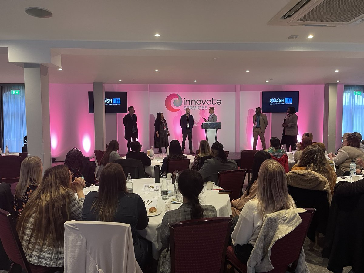 What an amazing inaugural <a href="/InnovateServic2/">Innovate Services</a> Conference and Staff Recognition Awards with special guests <a href="/SmashLifeUK1/">SmashLifeUK</a> 

“The importance of Language” <a href="/andydsmith7/">Andy Smith</a> <a href="/SocialWorkSimon/">Simon</a> @Dana04430988 <a href="/claire_nels/">Claire___Nels</a>