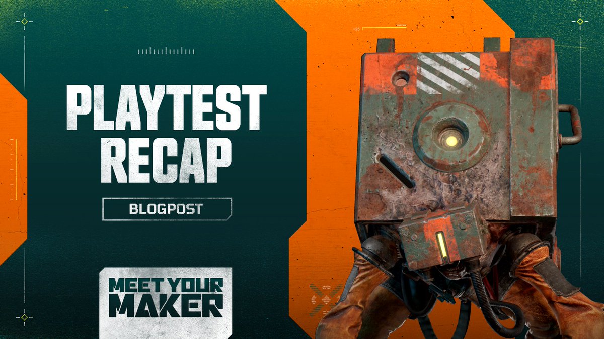 MeetYourMaker's tweet photo. Shortly after revealing Meet Your Maker to the world, we invited Custodians from around the globe to take their first step into the wasteland. 

Check out the highlights from the first ever Closed Playtest: https://t.co/JYqp3tReuZ https://t.co/i2dxxFfqFV