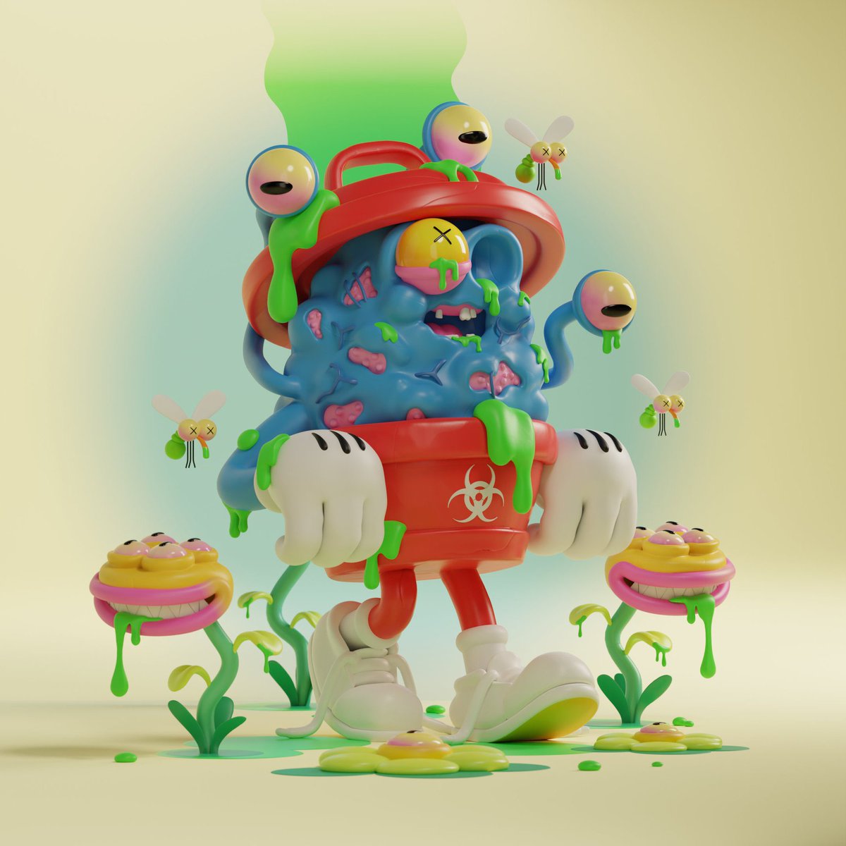 3D garbage by @_Chemistry_bro