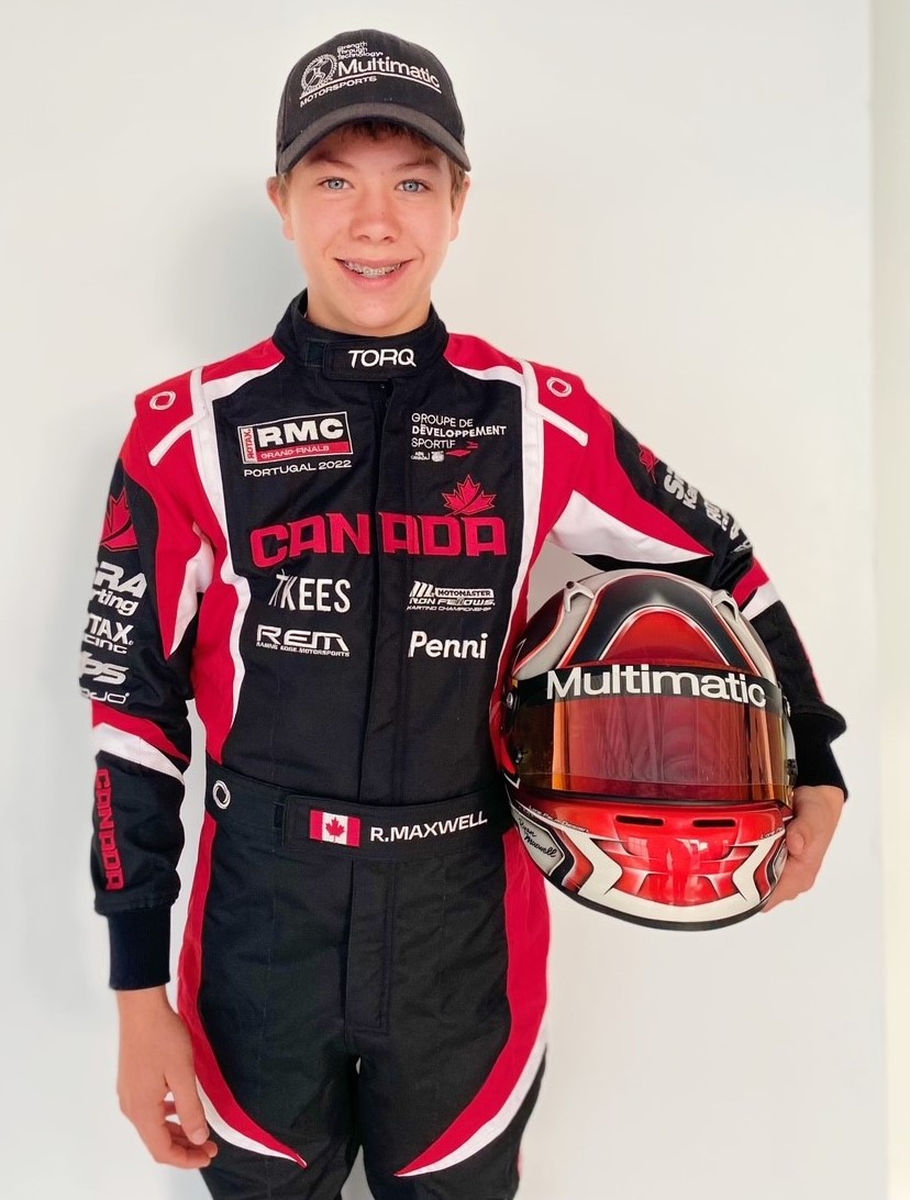 smaxwell27's tweet photo. And away we go!  Ryan's new kit arrived so now off to Portugal ready to represent Team Canada at the 2022 World Finals.  Wouldn't have happened without the support of Racing Edge Motorsports; D2 Motors; @Multimatic @rotaxkarting @MSignoretti97 https://t.co/oXINvmYJpX