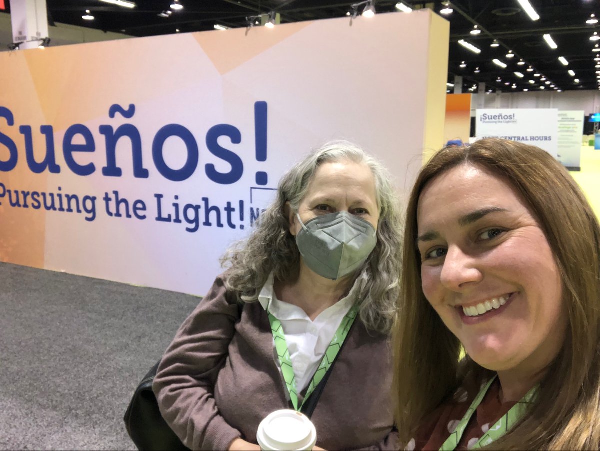 Ready for a day of inspiration at #NCTE22. New friends and new ideas. The energy of thousands of passionate educators is amazing.