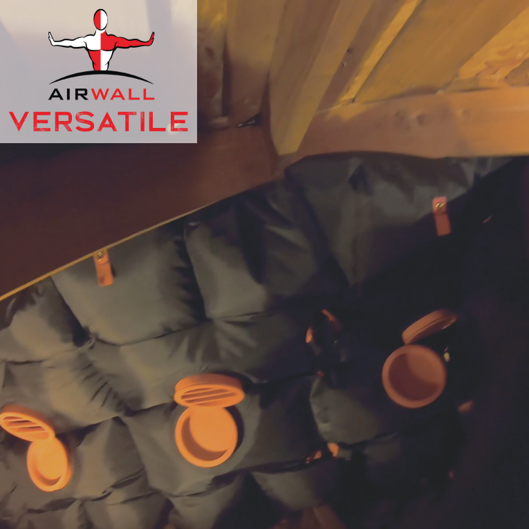 The AIRWALL Nexus is simple to set up and versatile enough to fit around infrastructure, making them ideal for oddly shaped locations.