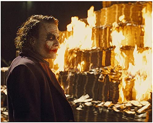 GTSCpodcast's tweet photo. ...#ElonMusk razing #TwitterDown reminds me of the scene in the Dark Knight where the Joker lights his cash on fire to prove a point.  Some men just want to watch the world burn. https://t.co/pxg9j5K3Qu