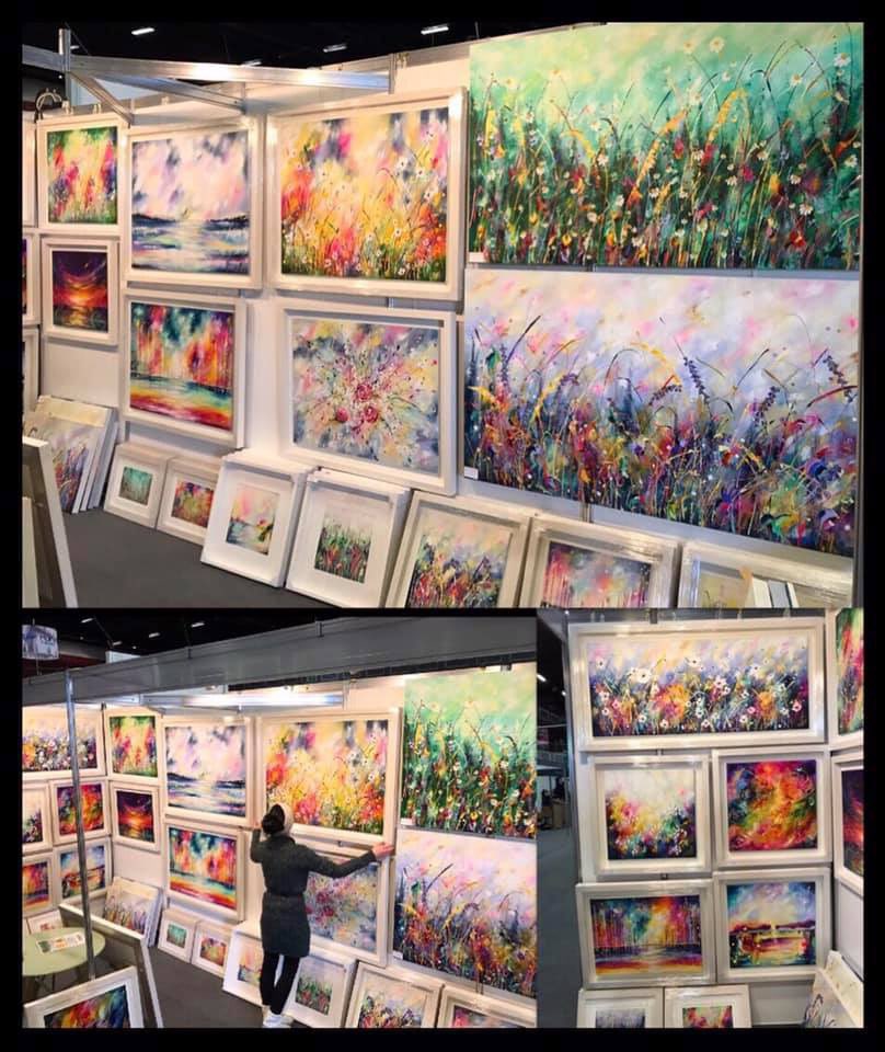 Preparations in full swing for the #gifted Christmas Market in the RDS 30th Nov - 04th Dec #ChristmasMarket #originalart