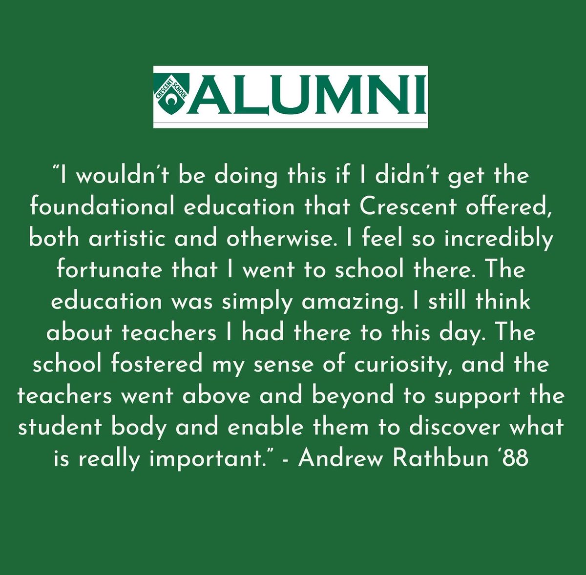 A huge accomplishment for alumnus Andrew Rathbun '88 as he celebrates two new album releases. “Semantics” and “Nodes” are Rathbun's latest additions to his discography that has now reached over 20 records! Check out these new records wherever you listen to music.
