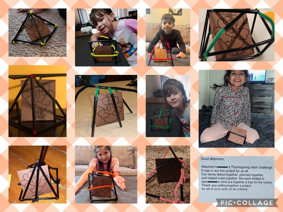 Sarah Aguiar (@driggersstem) on Twitter photo #FamilyEngagement <a href="/NISDDriggers/">Rita Kay Driggers ES</a> is in full effect.
Our Fall STEM FAMILY CHALLENGE was a hit! Look at all of the cool enclosures our HOUNDS 🐾 designed to trap Tom Turkey. And take a look at that lovely email I received from a parent. #PAWsome🐾 <a href="/MAlvarez_NISD/">Melissa Alvarez</a> <a href="/driggersadmin/">Paul Brusewitz</a> #FamilyEngagement <a href="/NISDDriggers/">Rita Kay Driggers ES</a> is in full effect.
Our Fall STEM FAMILY CHALLENGE was a hit! Look at all of the cool enclosures our HOUNDS 🐾 designed to trap Tom Turkey. And take a look at that lovely email I received from a parent. #PAWsome🐾 <a href="/MAlvarez_NISD/">Melissa Alvarez</a> <a href="/driggersadmin/">Paul Brusewitz</a>