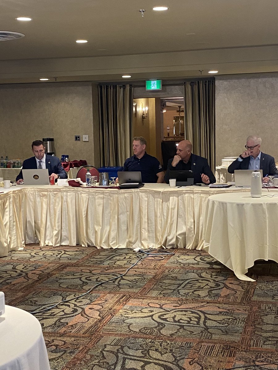In Winnipeg 4 <a href="/IAFFCanada/">IAFF Canada Fire Fighters - Pompiers AIP Canada</a> Provincial Pres mtgs. Productive discussion on issues that matter to our IAFF members. 
<a href="/iaff13thdvp/">Fred LeBlanc</a> <a href="/opffa/">OPFFA</a> <a href="/SPFFPA/">SPFFPA</a> <a href="/appffa/">APPFFA</a> @OsborneAPFFPA <a href="/chrisvpross/">Chris Ross</a> @wpgfirefighter <a href="/IAFF6thDistrict/">IAFF_6th_District</a> <a href="/GlennRMiller3/">Glenn R Miller</a> <a href="/PresBCPFFA/">Gord Ditchburn</a> <a href="/bcpffa/">BCPFFA</a> <a href="/philcordova2605/">Phillip Cordova</a> <a href="/IAFFofficial/">International Association of Fire Fighters</a>