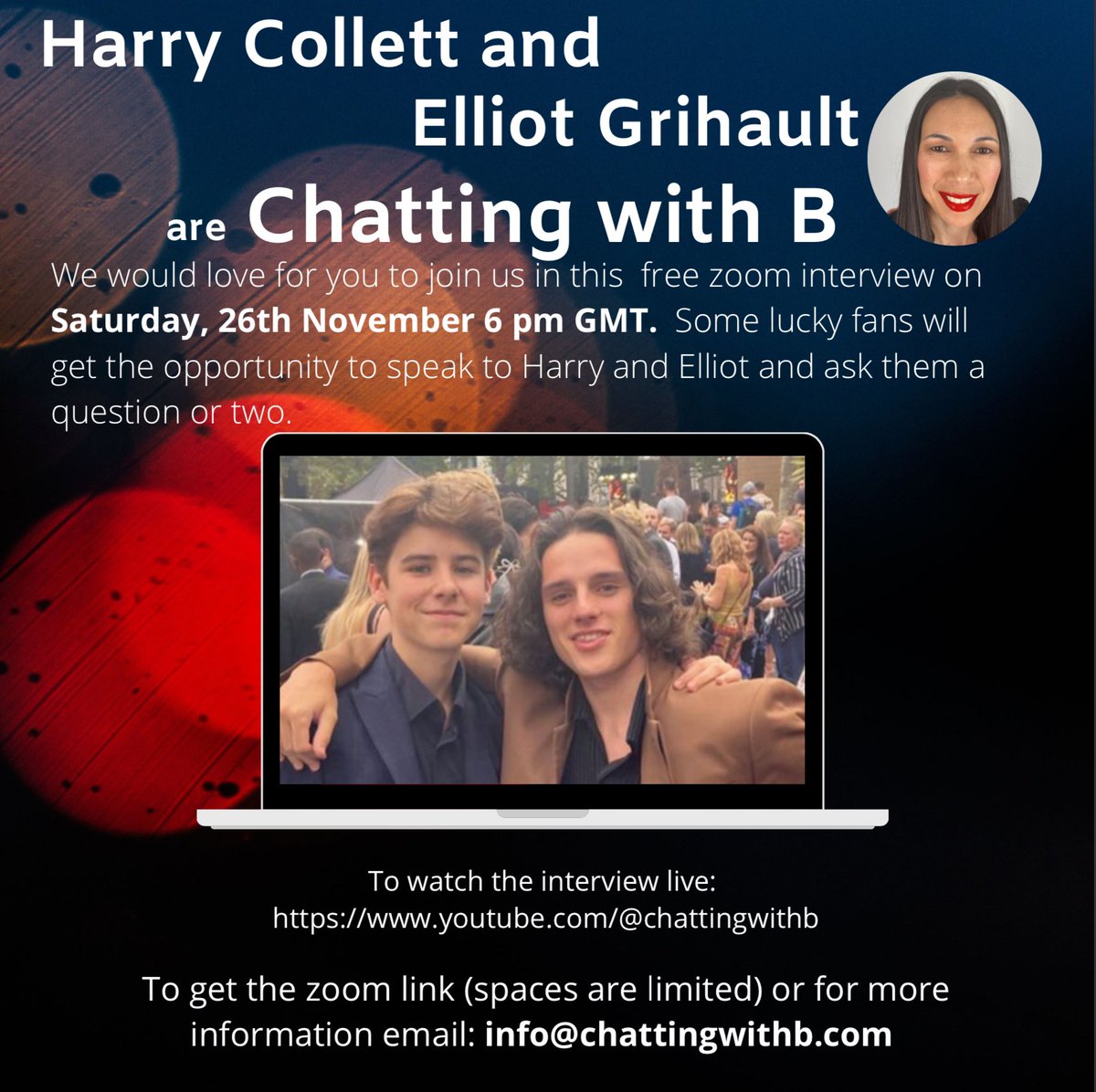 So this interview is happening and I'm really excited! Come join us! @HarryCollett04 and Elliot play the brothers on #HouseOfTheDragonHBO
