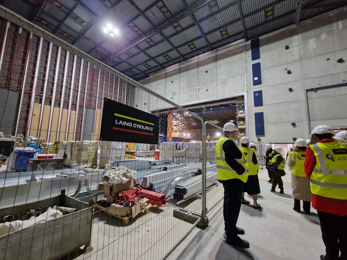 carol_culley's tweet photo. Visit to Factory International - magnificent addition to our city. Can't wait for it to open. @factoryintl @ace_national @ManCityCouncil https://t.co/KdBItTueo5