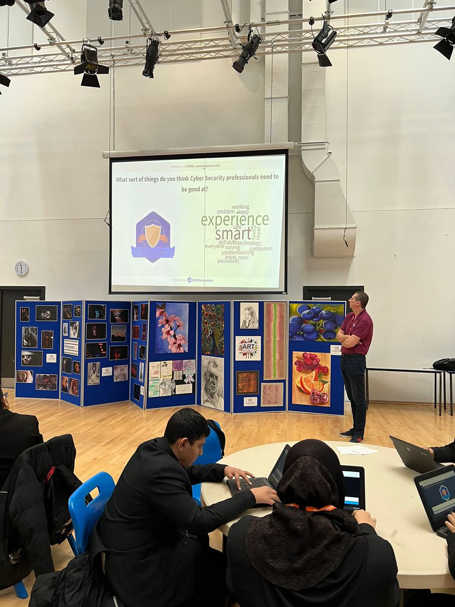 CarltonBolling's tweet image. Our year 7 students learnt about the importance of cyber security today &amp;amp; the booming job market thanks to Paul from #cyberexplorers of @ncsc. #ambition
