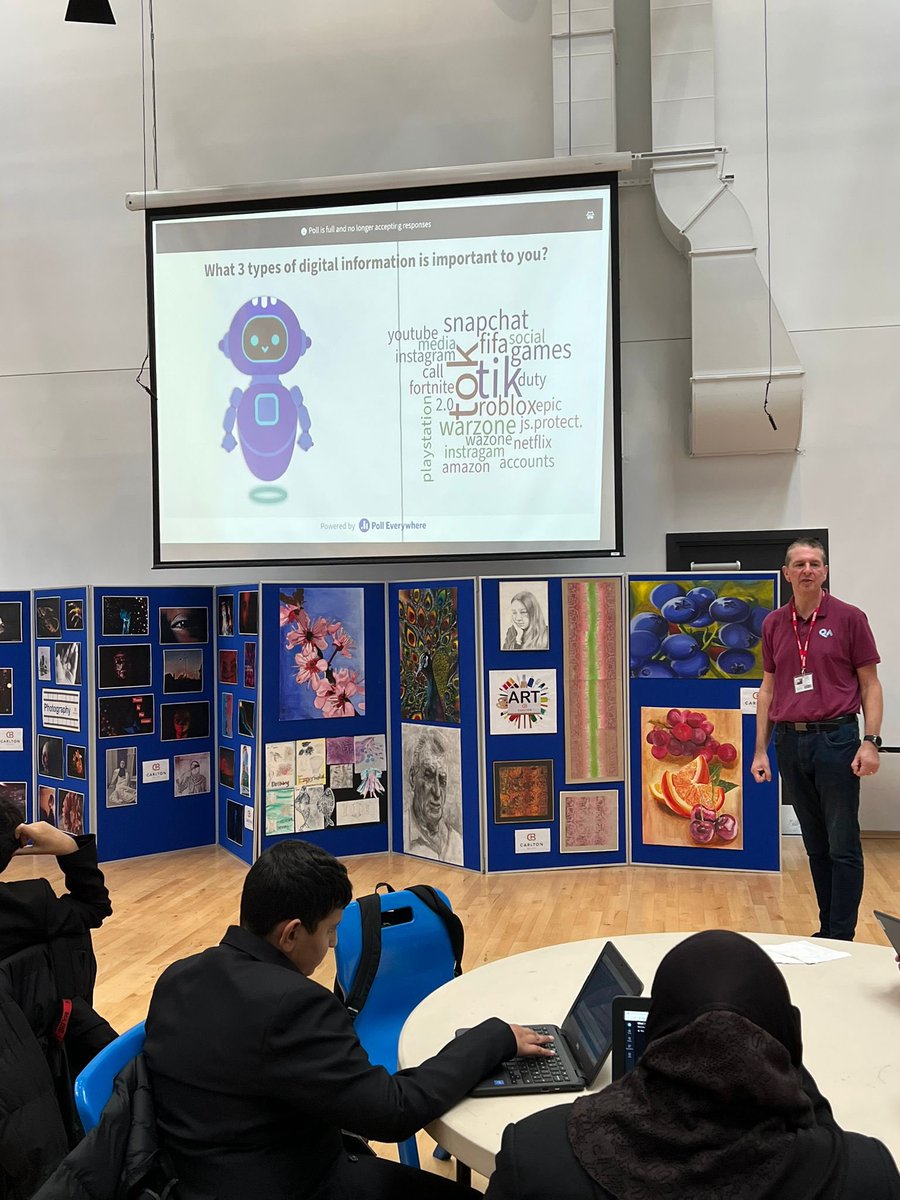 CarltonBolling's tweet image. Our year 7 students learnt about the importance of cyber security today &amp;amp; the booming job market thanks to Paul from #cyberexplorers of @ncsc. #ambition