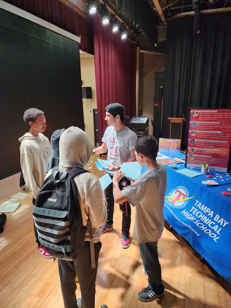 Tampa Bay Tech HS (@mytbths) on Twitter photo We're at Madison Middle School promoting Tech to future Titans!
<a href="/MadisonMSTampa/">MadisonMiddleSchool</a>
#TampaBayTech #ARatedSchool #TBT #TechTechTech #TitanPride #over50yearsStrong #HighSchool #SDHC #Tampa #TampaBay We're at Madison Middle School promoting Tech to future Titans!
<a href="/MadisonMSTampa/">MadisonMiddleSchool</a>
#TampaBayTech #ARatedSchool #TBT #TechTechTech #TitanPride #over50yearsStrong #HighSchool #SDHC #Tampa #TampaBay