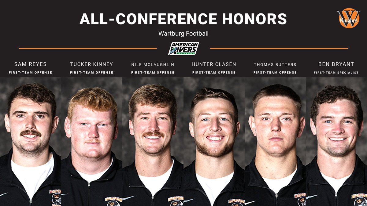 First-team offense: Sam Reyes, Tucker Kinney, Nile McLaughlin, Hunter Clasen, Thomas Butters.

First-team specialist: Ben Bryant
