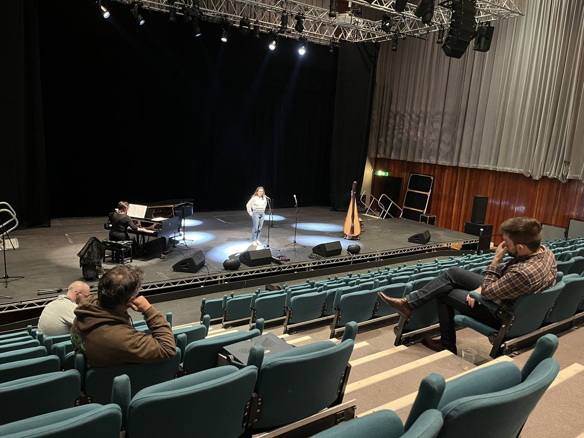 Sound check ahead of the <a href="/RhysMeirion/">Rhys Meirion</a> concert in <a href="/aberystwytharts/">Canolfan y Celfyddydau Aberystwyth Arts Centre</a> tonight - sound check cyn cyngerdd Rhys Meirion heno 💚

#supportthearts #cefnogircelfyddyda #faberystwyth #yagym 🏴󠁧󠁢󠁷󠁬󠁳󠁿