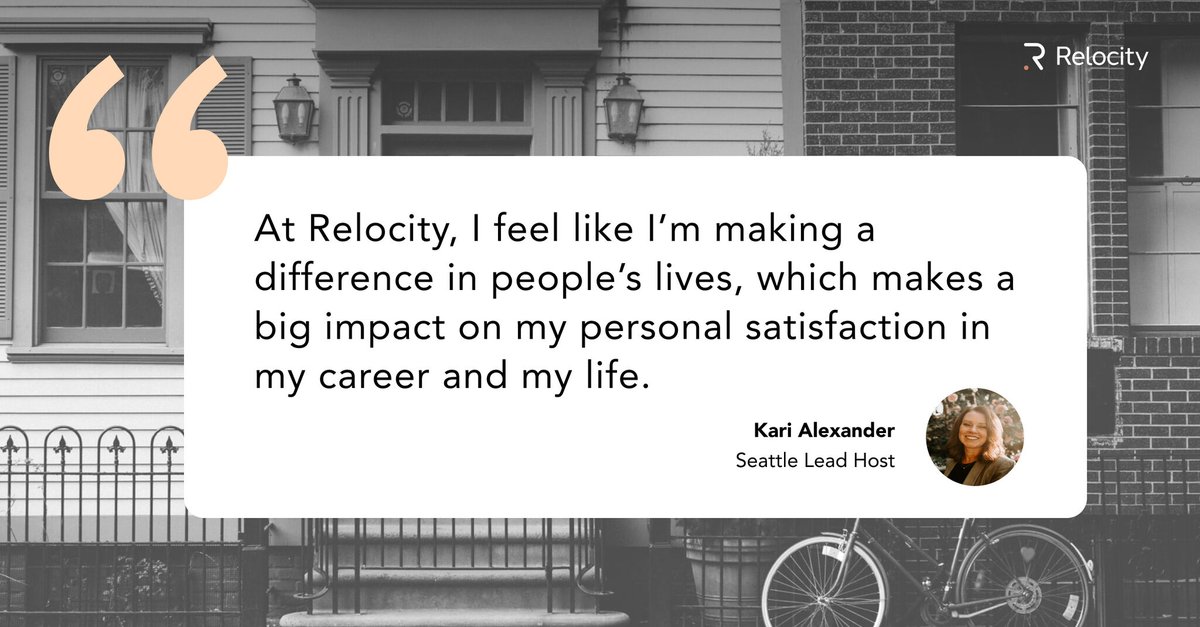 RelocityInc's tweet image. A big shoutout goes to Kari Alexander for her outstanding work as our Lead Host for Seattle! 👏 We look forward to celebrating your continued success at #Relocity! ✨ 

#JoinRelocity #JoinTheGrowth #globalmobility #destinationservices