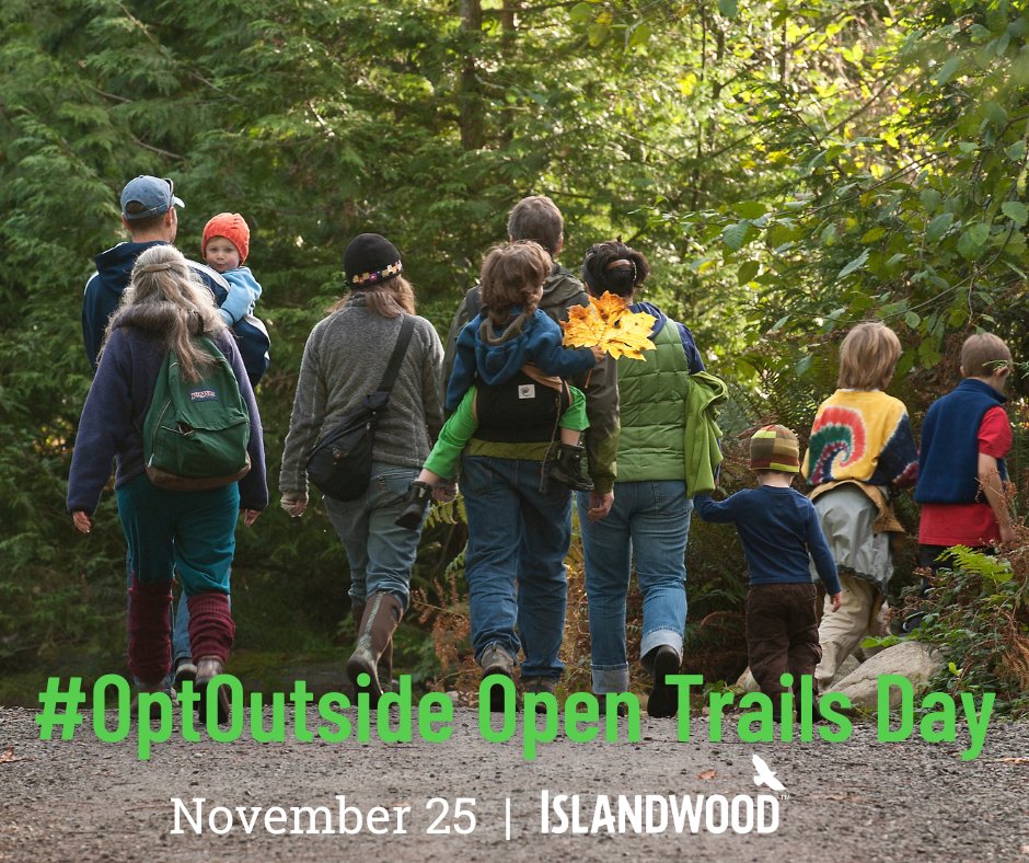 Black Friday is not just for shopping!  👜💳 #OptOutside for free on our beautiful Bainbridge Island campus on Nov25! 🦃  Bring your family and explore our campus on a self-guided tour of miles of trails, including the Canopy Tower and two treehouses. 👉 bit.ly/3tDDwJr