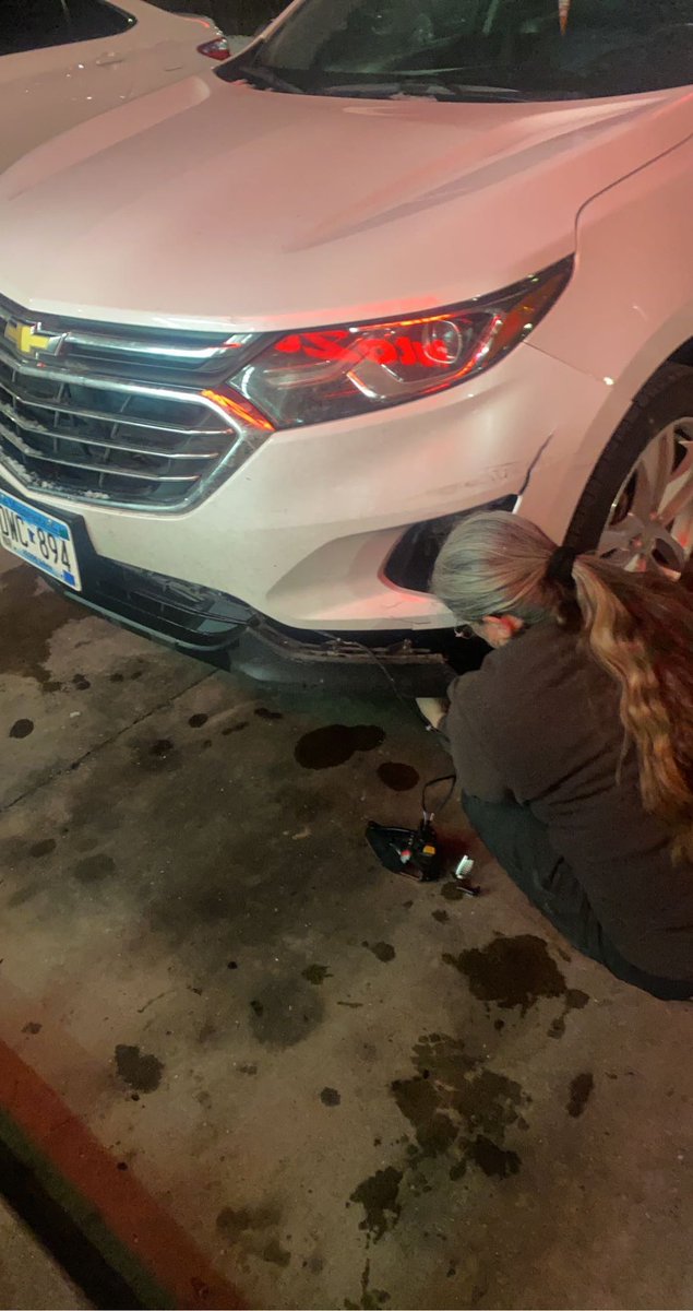 MitchNorth711's tweet image. If anyone left a shopping cart on I-94 it was destroyed by Courtney’s car last night around 730 pm