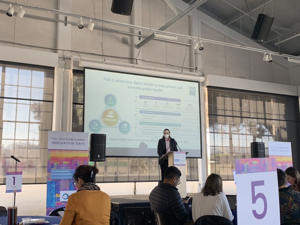 cblewis619's tweet photo. FDAs progress on digital health and needle-less CGMs… the future of diabetes is bright 🤩 #DData22 @DData_Diabetes https://t.co/q3C4bnpTny