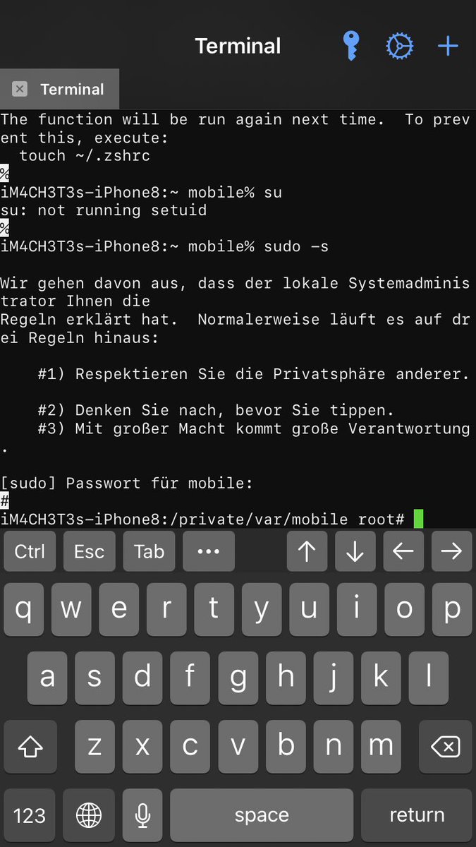 iM4CH3T3's tweet image. NewTerm2 #iOS156  #palera1n #iPhone8
