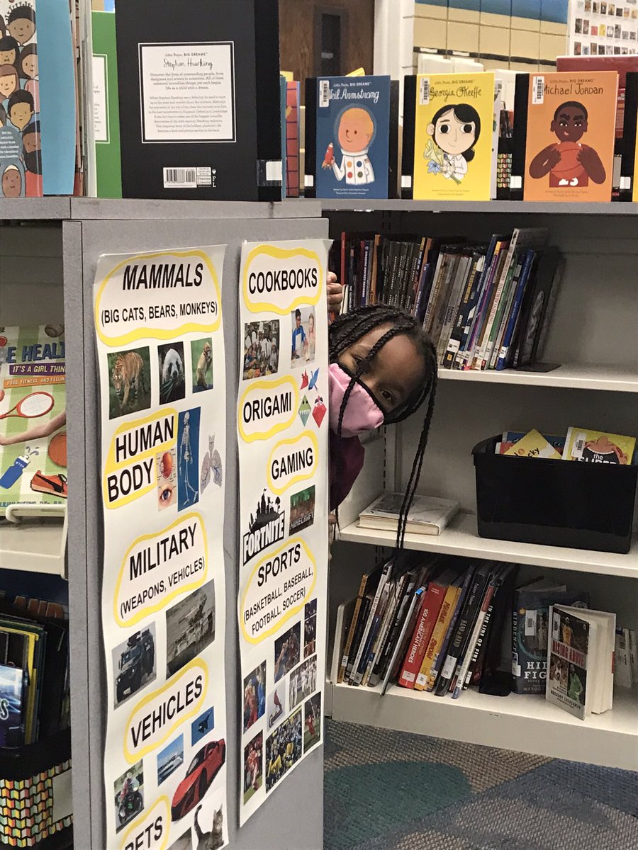 Babler Elementary Library tweet media