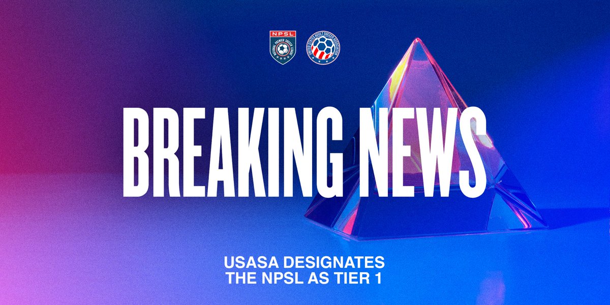 #NPSL designated by USASA as tier 1, the top tier of USASA soccer 

Read more: npsl.com/19703/