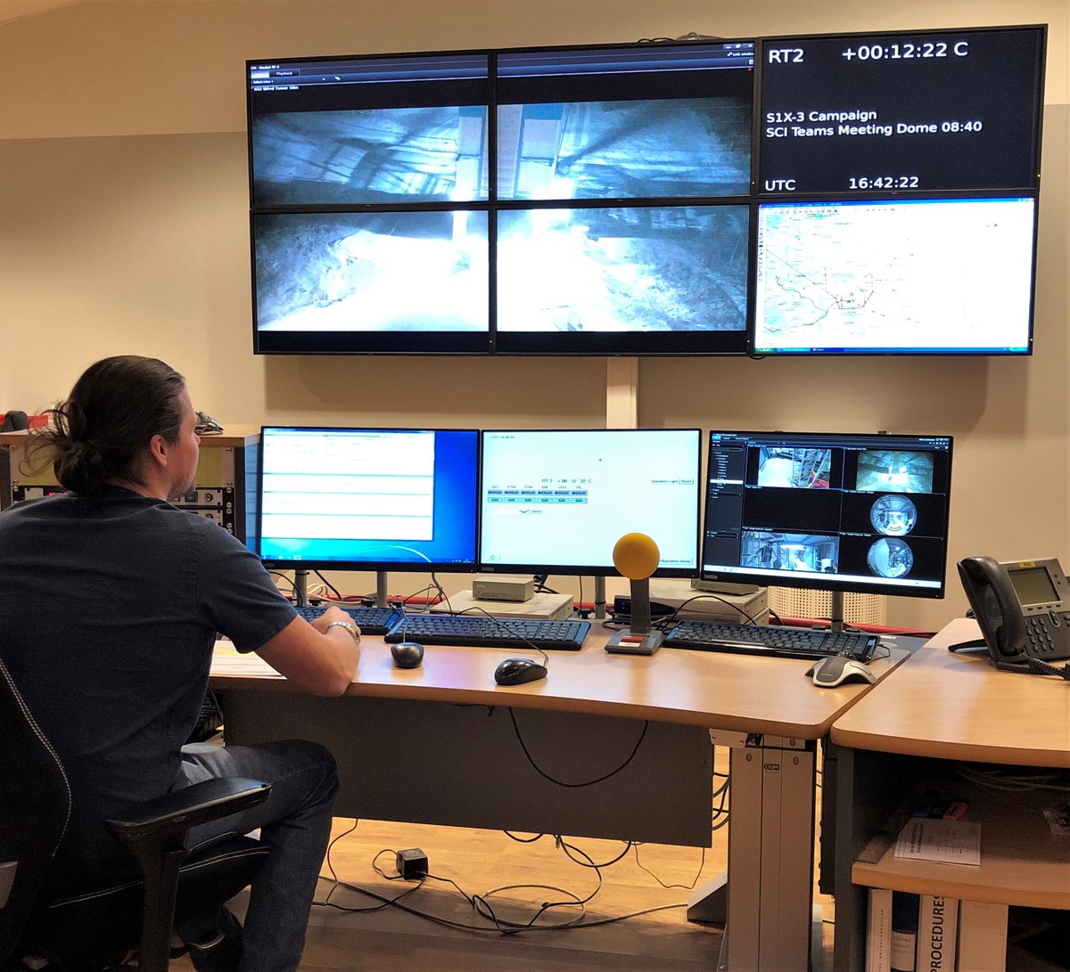 SSCspace's tweet photo. First flight simulation now completed ✅ All the onboard payloads have been tested and next up is a dress rehearsal where the whole Suborbital Express 3 rocket and everything onboard is tested. Folks, we're getting closer 😬
#Suborbital #SubOrbitalExpress #SoundingRocket #Esrange https://t.co/0Wk8ce2Koq