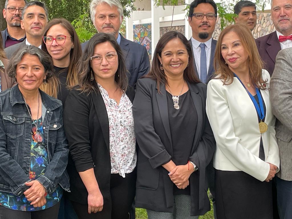 SubseEdSuperior's tweet photo. Hoy la subsecretaria @verofigueroah acompañó a la comunidad de la @userena en la ceremonia de asunción del mando de la rectora Luperfina Rojas. Felicitaciones y el mejor de los éxitos en su gestión.
#GobiernoEnRegiones https://t.co/Ws8hA1YbeN