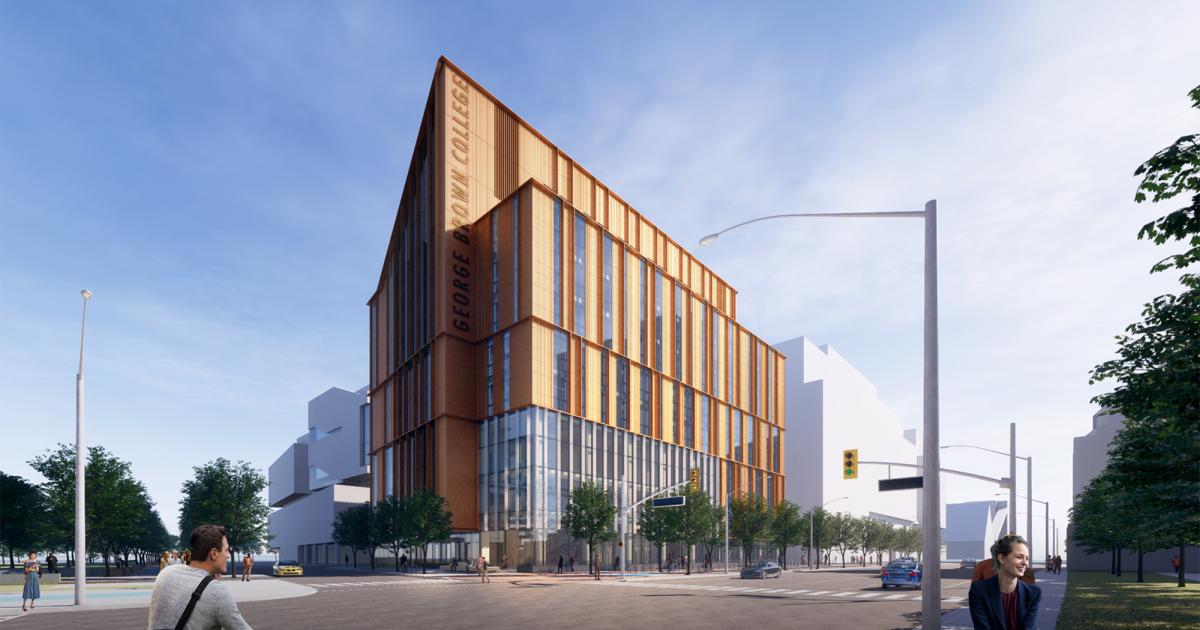 Via @GBCollege: @GBCollege's new mass-timber building #LimberlostPlace, designed by @moriyamateshima & @actonostry, recently won the #Waterfront Design Review Panel award presented by @WaterfrontTO for Excellence in Design Innovation!

georgebrown.ca/news/2022/geor…